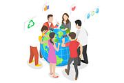 Environmental conservation Set 01, a Person Illustration by AndriiStore (Thumbnail 7 of 11)