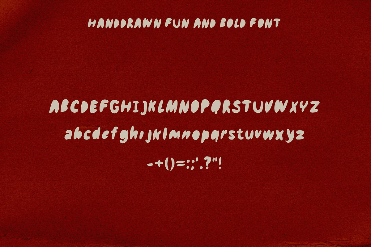 bubble mysteria - handdrawn fun font, a Handwritten Font by Ashiya Pixel (Photo 3 of 10)