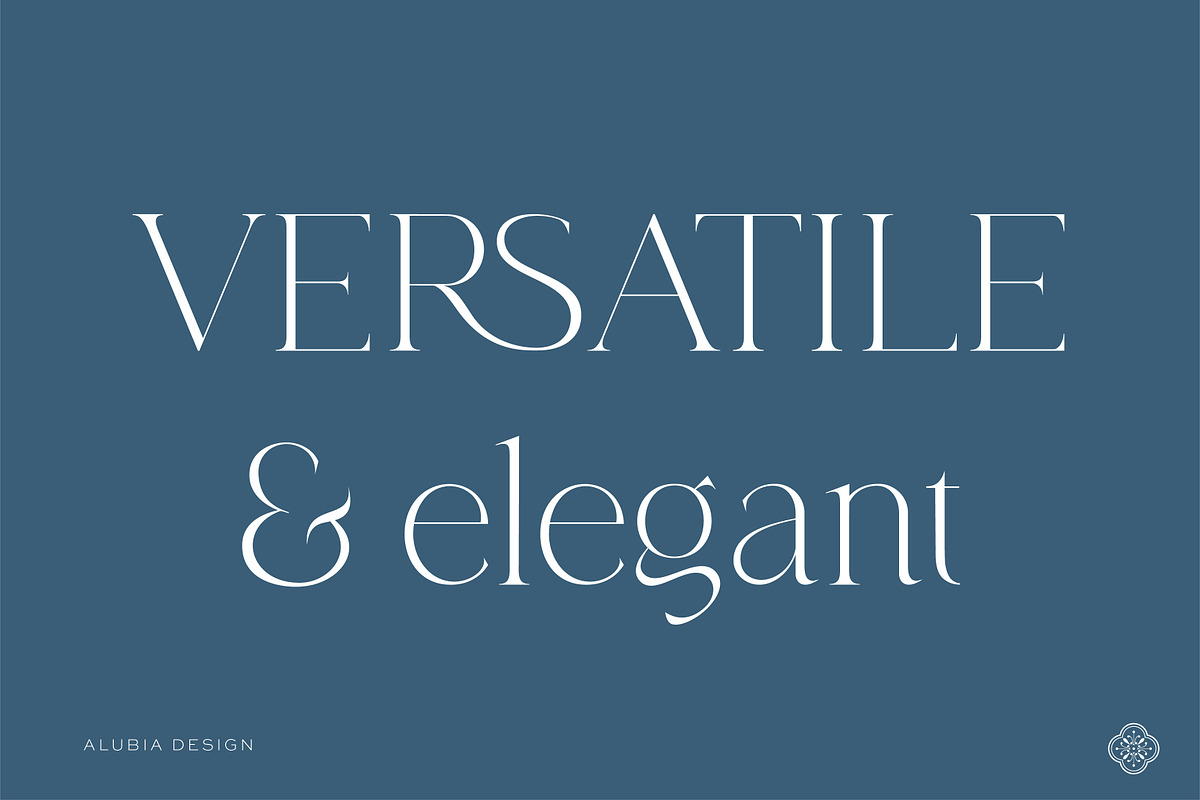 Casablanca - Sleek & Exotic Serif, a Serif Font by Alubia design (Photo 4 of 11)