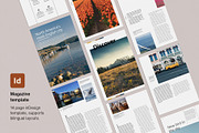 Magazine template bilingual layout, a Magazine Template by Alexandra Piros Design (Thumbnail 1 of 14)