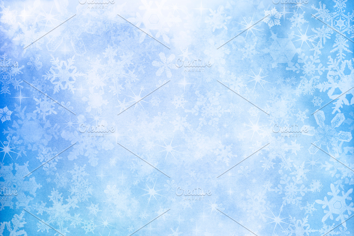 Hi-key Snow Flake Pattern, a Texture Illustration by David Schrader