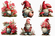 Whimsical Easter Gnome Clipart, an Illustration by Craft Nest (Thumbnail 5 of 10)