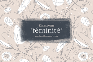 collection of patterns "féminité"