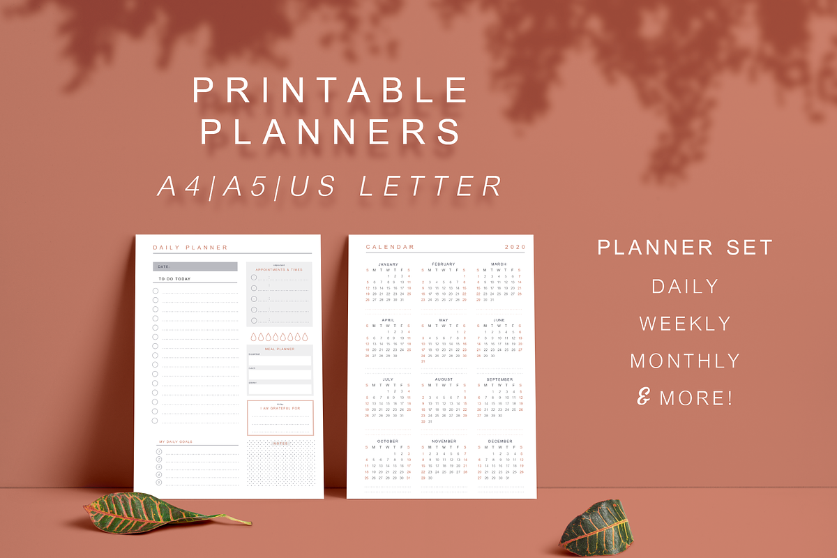 Printable Planners 2, a Stationery Template by Suphansa (Photo 1 of 4)