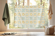 Sunlit Sage Mosaic Seamless Pattern, a Pattern Graphic by OwlAndFern (Thumbnail 14 of 15)