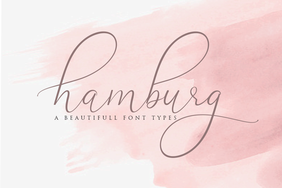 Hamburg Love Font Pretty