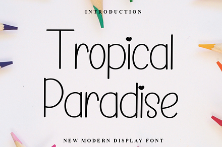 Tropical Paradise, a Serif Font by FreshTypeINK