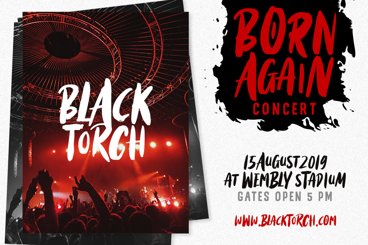 Black Torch - Dry Brush Font preview 2