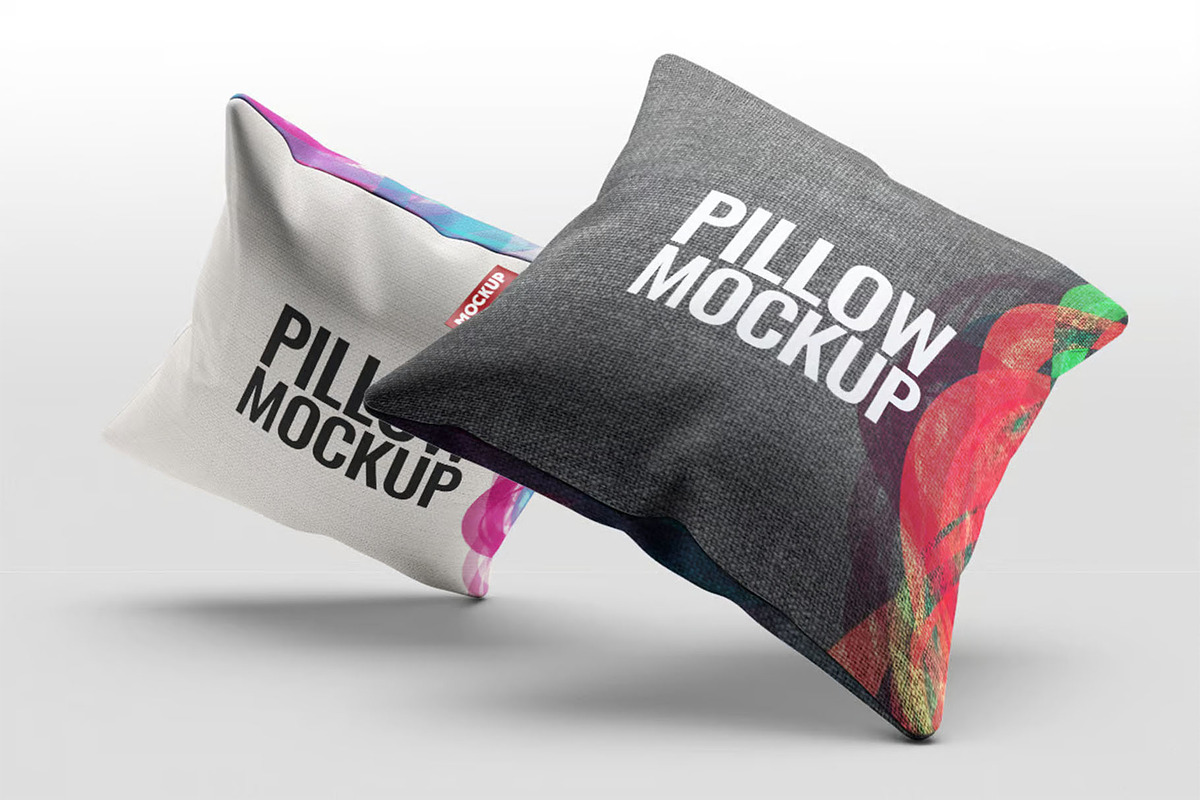 Pillow Mock-Up, a Product Mockup by Se٧enStudio (Photo 2 of 7)