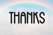 Sunday Rainbow | Script Font, a Script Font by Scratchones (Thumbnail 8 of 8)