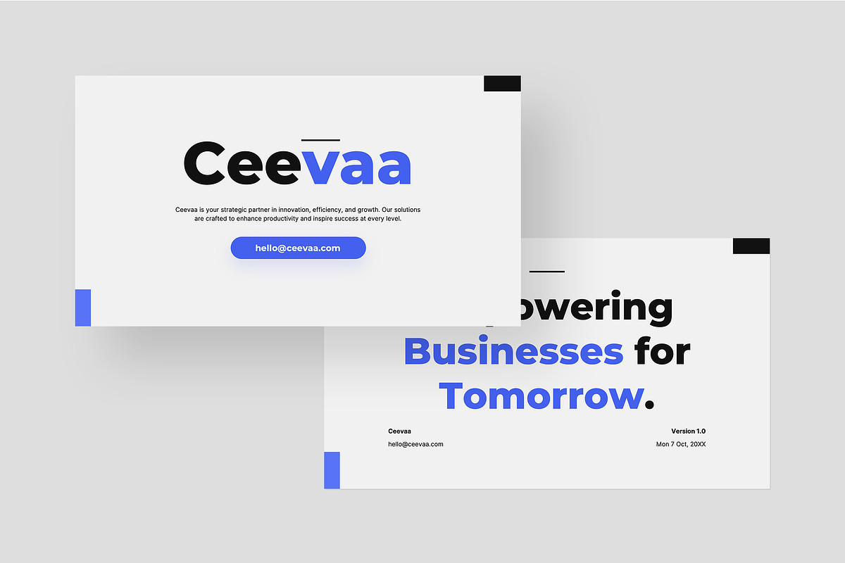Ceevaa PowerPoint Template preview 2