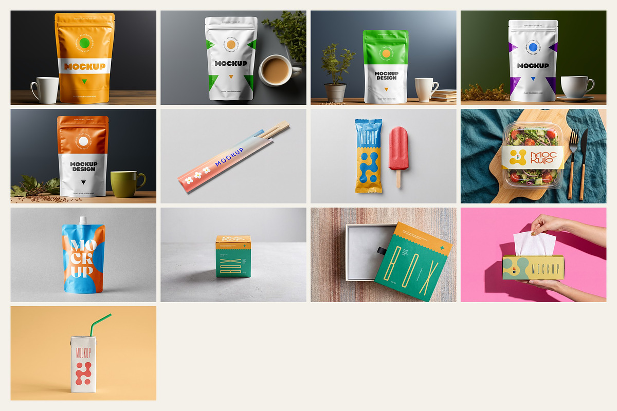 Food Packaging Mockup Bundle, a Packaging Mockup by dpi (Photo 12 of 15)