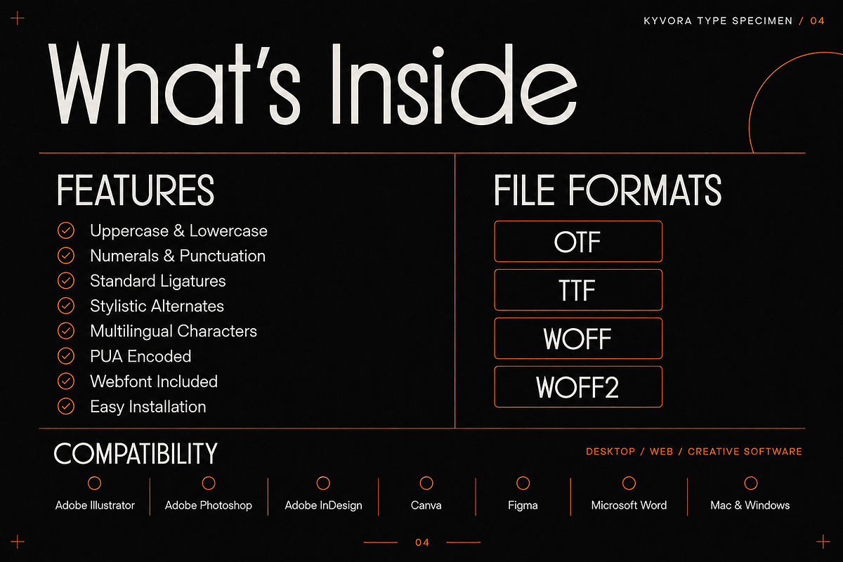 Kyvora – Modern Display Font, a Serif Font by Wow Magic (Photo 5 of 6)