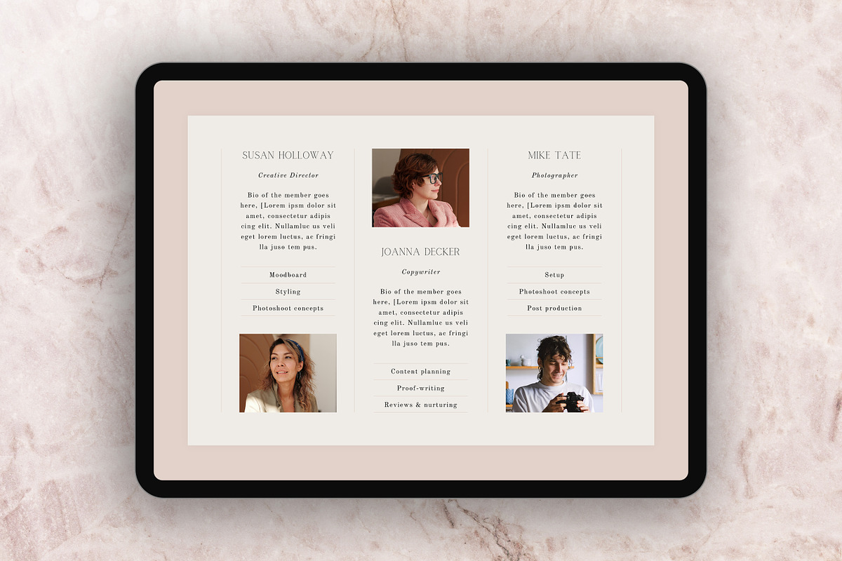 Media/Press Kit Brochure Template, a Brochure Template by RWstudio (Photo 9 of 11)