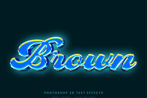 Glassy Liquid Editable Text Effect