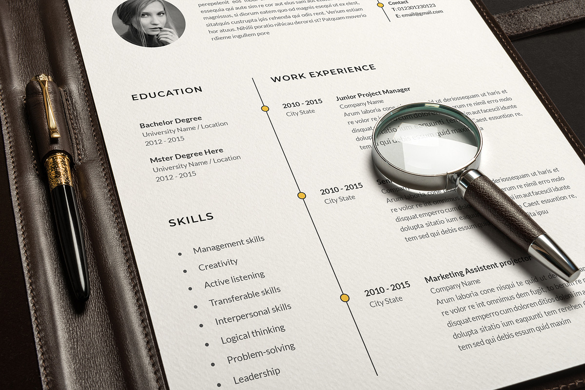 Resume Template Marlena, a Resume Template by Estartshop (Photo 7 of 7)