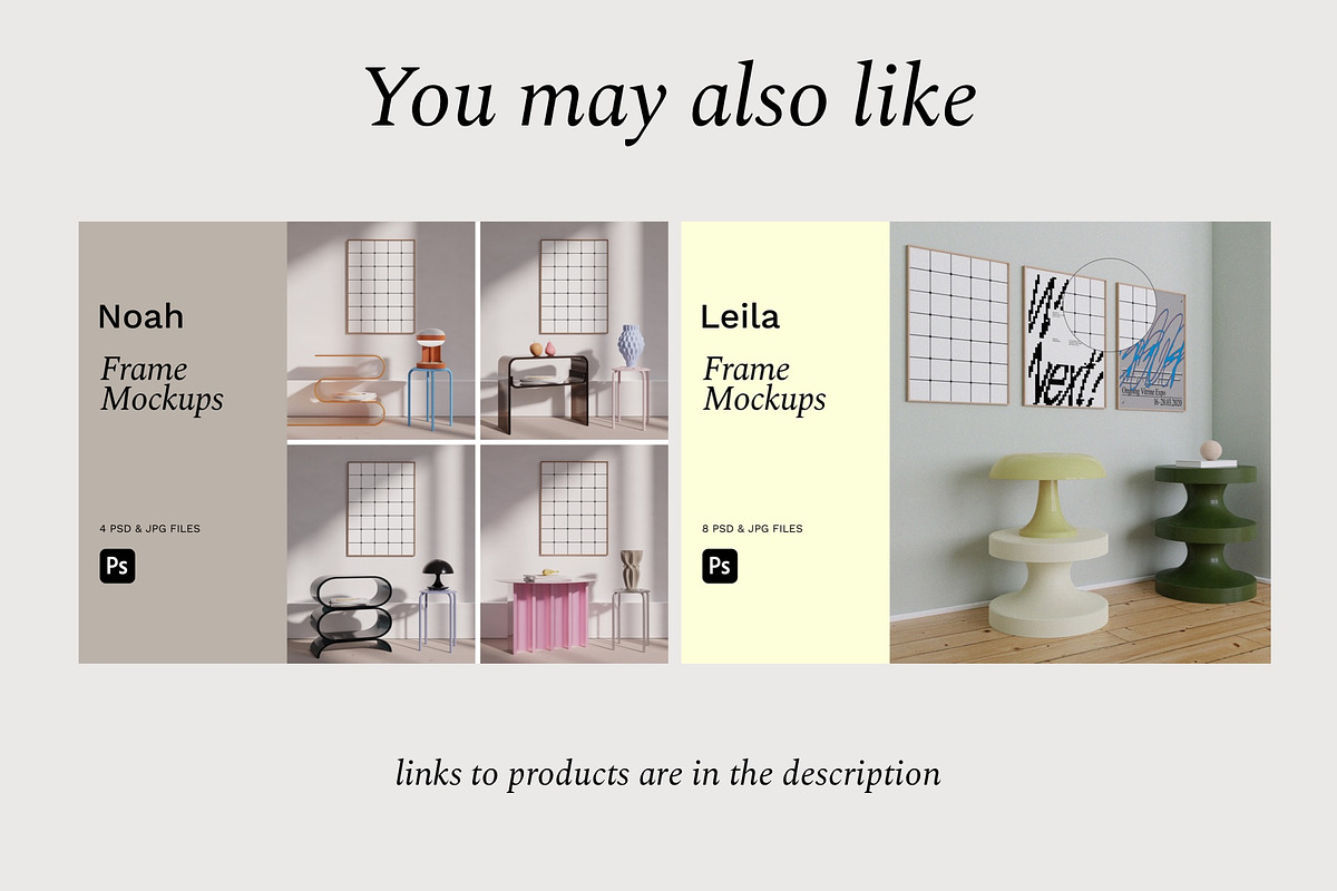 Frame Mockup Bundle ZOJA, a Print Template by Bonumo (Photo 14 of 14)