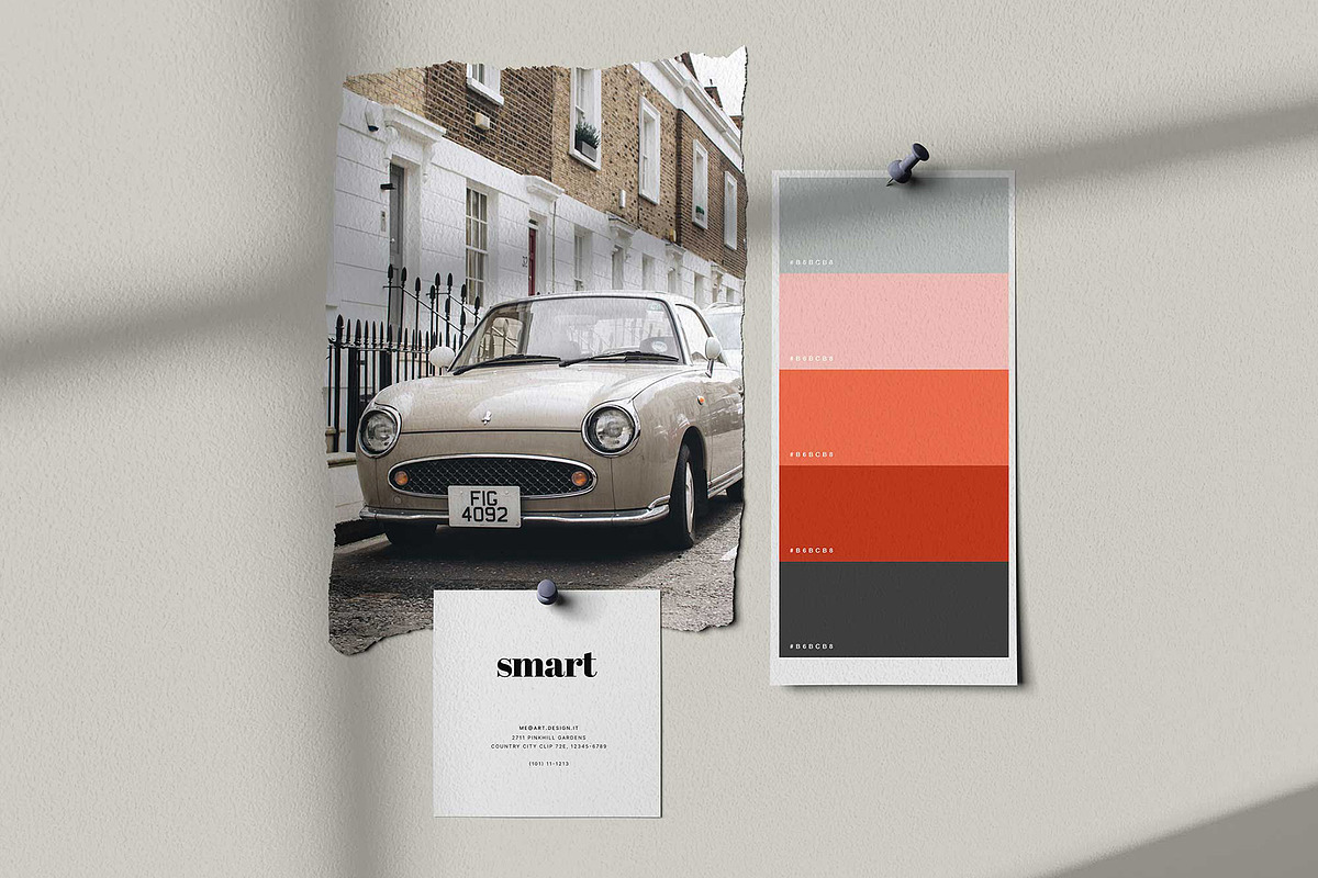 Moodboard Mockup, an Advertising Mockup by Graphic Pear (Photo 4 of 7)