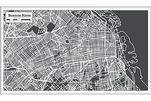 Buenos Aires Argentina City Map