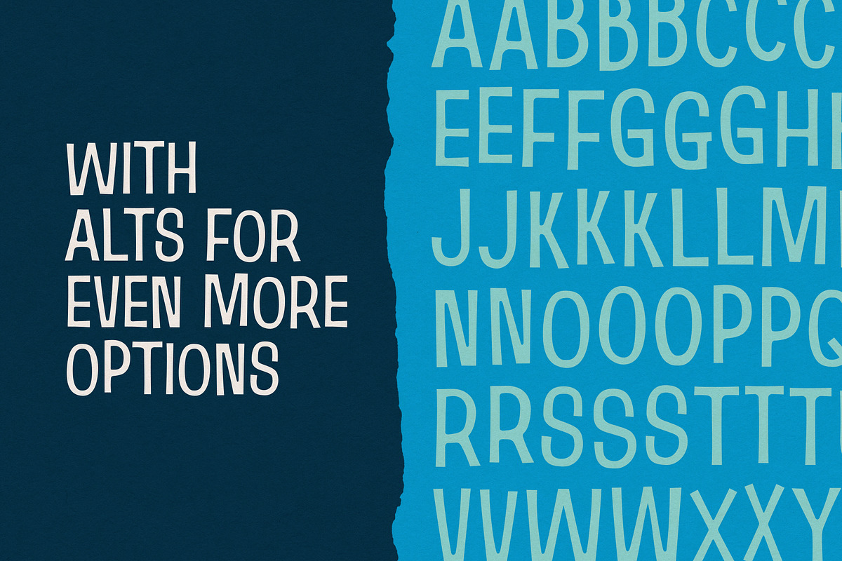 Angila Display Font, a Sans Serif Font by Sombrero Craft (Photo 3 of 5)