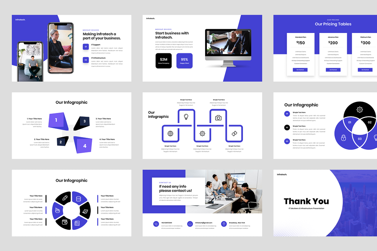 Infratech - IT Solutions PowerPoint, a Presentation Template by Biwarastudio (Photo 5 of 5)