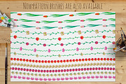 Watercolor Art & Pattern Brushes, a Brush Add-On by Olya Creative (Thumbnail 4 of 9)