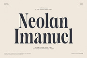 Neolan Imanuel Modern Serif Font, a Serif Font by Graphicxell (Thumbnail 1 of 9)