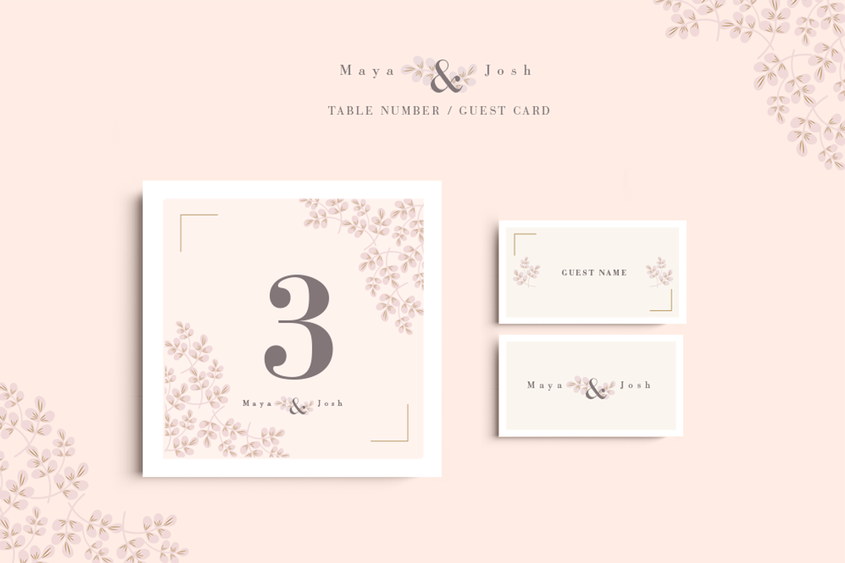 Wedding Collection: 7 sets-49 files, an Invitation Template by Werlang Paper (Photo 21 of 46)