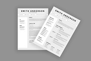 Modern Resume Cover Letter Template, a Resume Template by PixelStudio (Thumbnail 2 of 4)