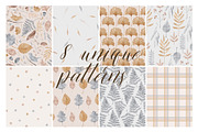 Pastel Autumn Pattern + Elements, a Pattern Graphic by OkPen (Thumbnail 2 of 12)