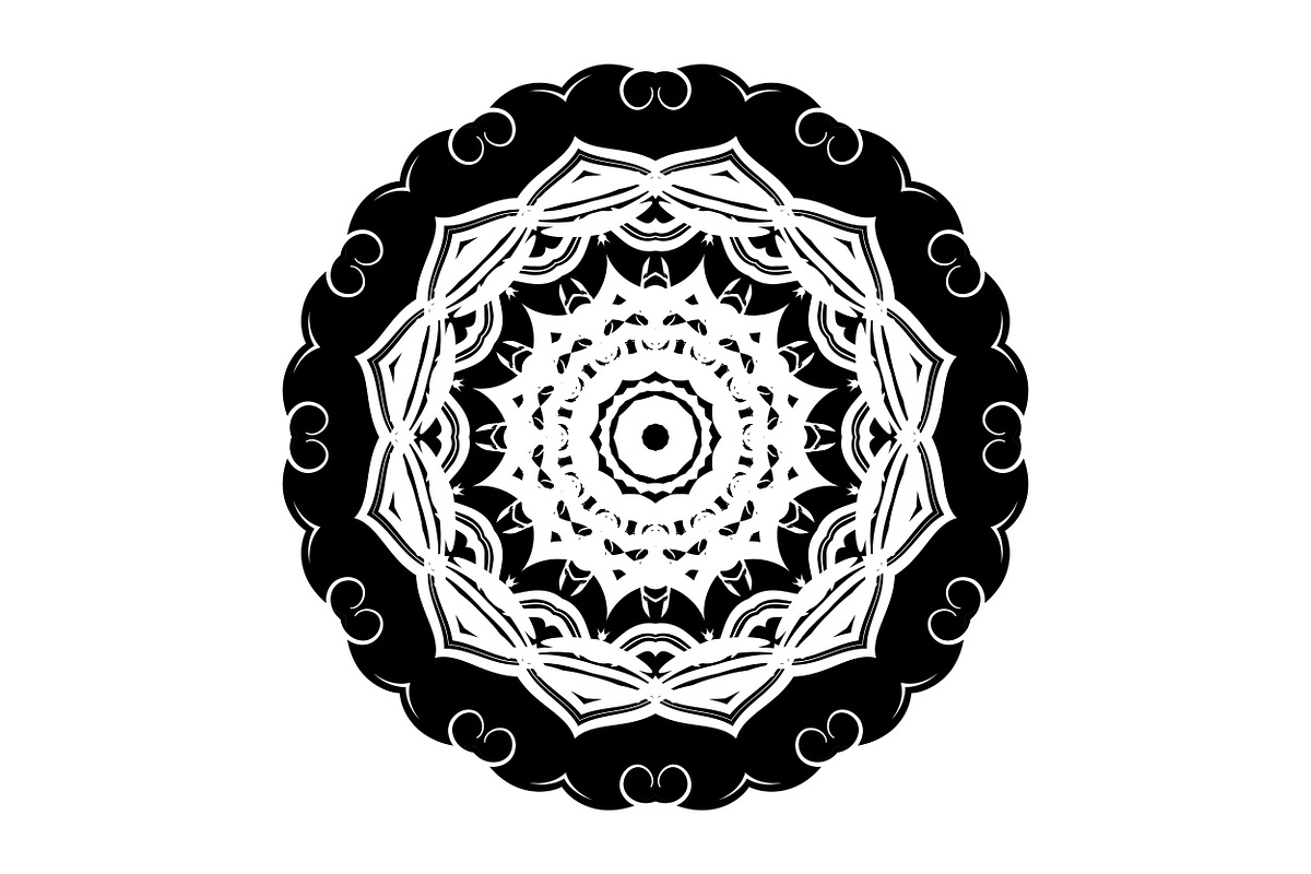 Elegant Mandala Line Art Collection, a Decorative Illustration by NJ Himel (Photo 37 of 101)