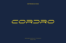 Cordro - Modern Display Typeface