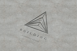 Building. Linear Geometric Logo