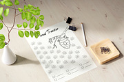 Bee Mood Tracker | Mood Chart, a Stationery Template by Graphicsnext (Thumbnail 2 of 4)