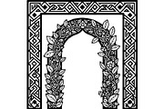Vintage Ornamental Arch Frame Vector, a Decorative Illustration by Designer_Momina (Thumbnail 10 of 21)