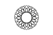 Floral Mandala Circle Frame Bundle, an Illustration by Gaye Art (Thumbnail 32 of 51)