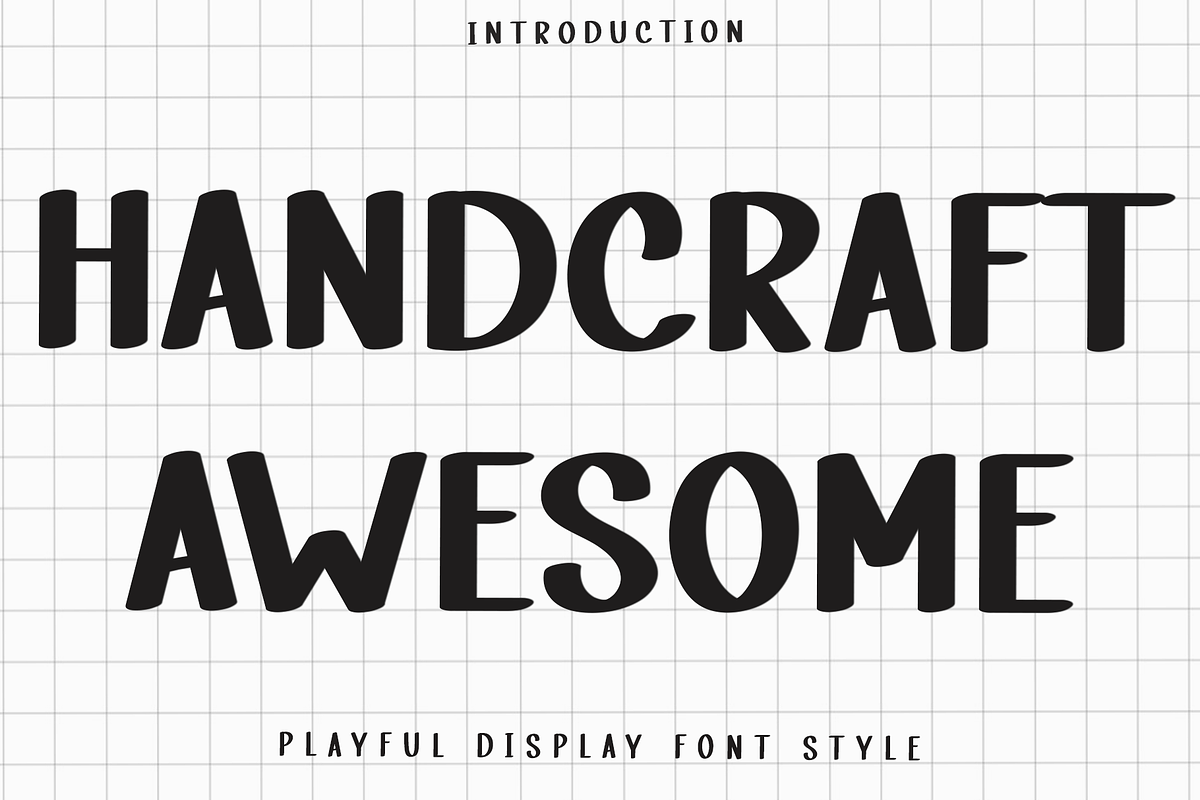 Handcraft Awesome, a Script Font by FreshTypeINK (Photo 1 of 8)