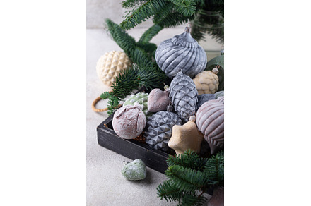 Vintage retro Christmas tree toy, a Holiday Photo by Yulia Furman