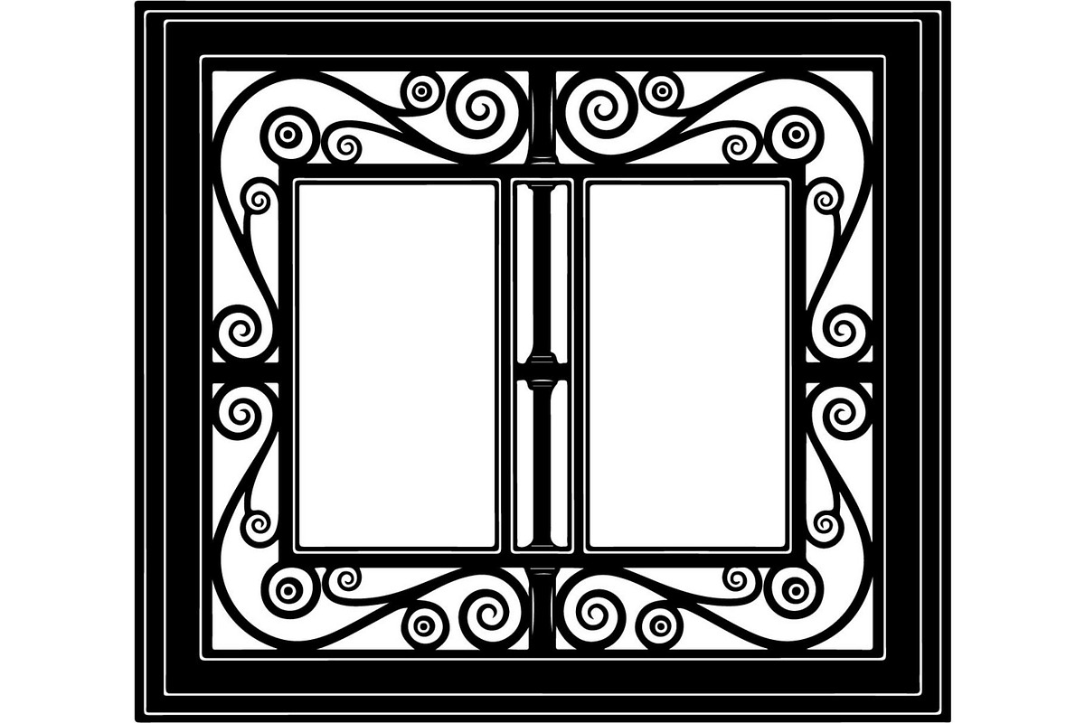 Ornamental Scroll Engraving Panel, a Decorative Illustration by Designer_Momina (Photo 16 of 20)