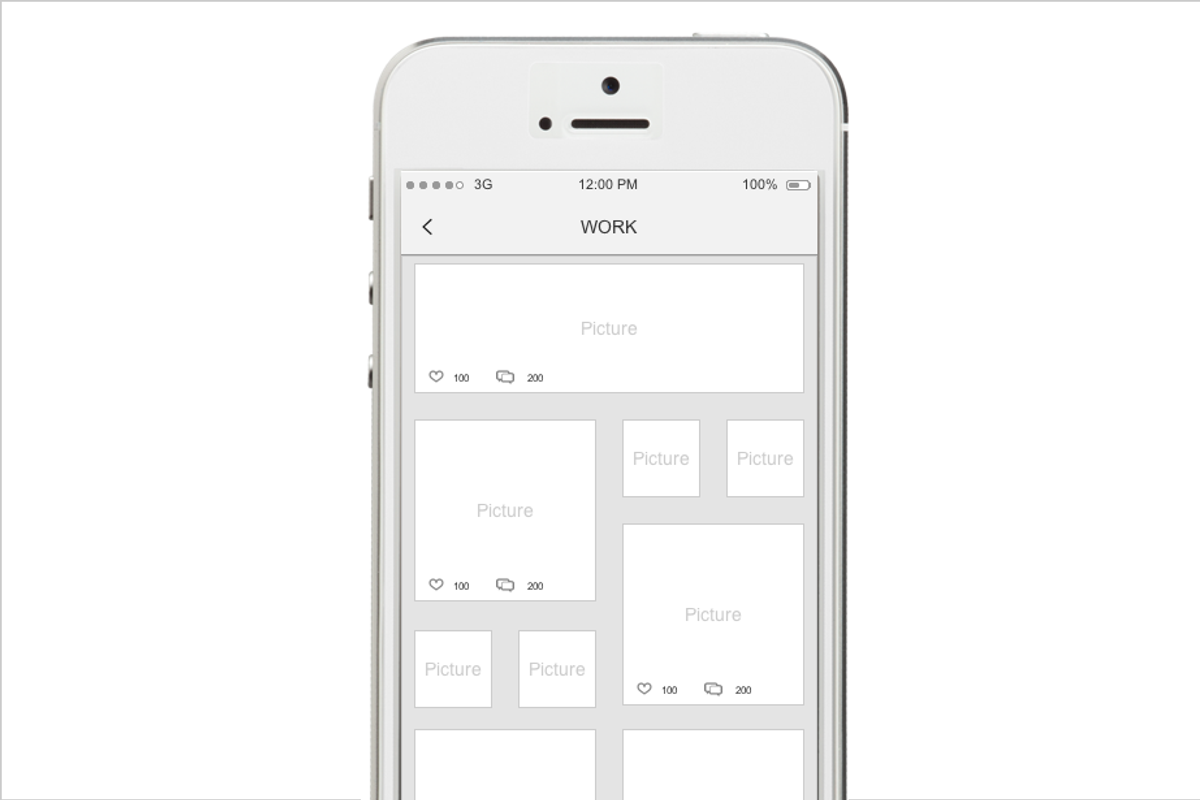 Axure widget library / iPhone 5 preview 3