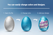 Easter egg mockup, a Product Mockup by ShooShooShop (Thumbnail 3 of 4)