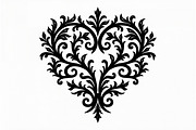 Romantic Lace Heart Clipart, an Illustration by Artivon (Thumbnail 18 of 21)