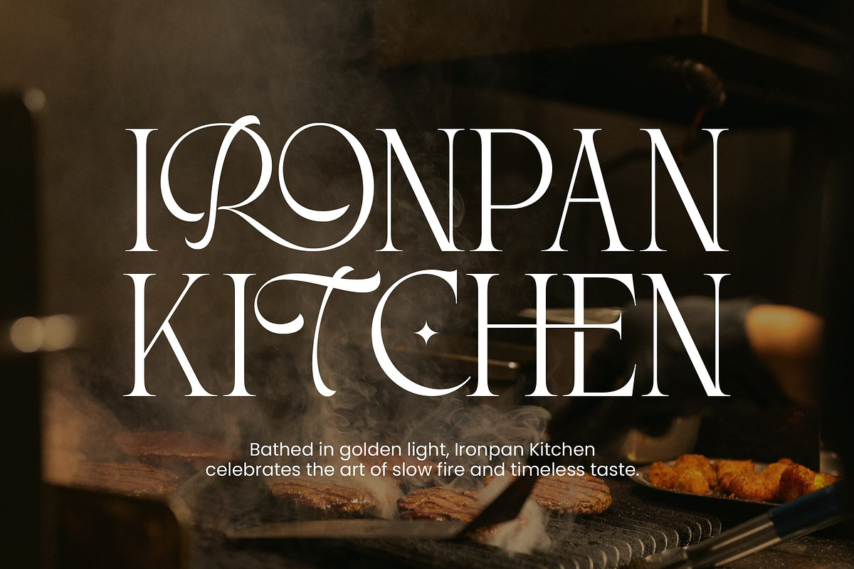 Horia Garden - Luxury Food Fonts, a Serif Font by Randi Irvan | Rvandtype (Photo 5 of 12)