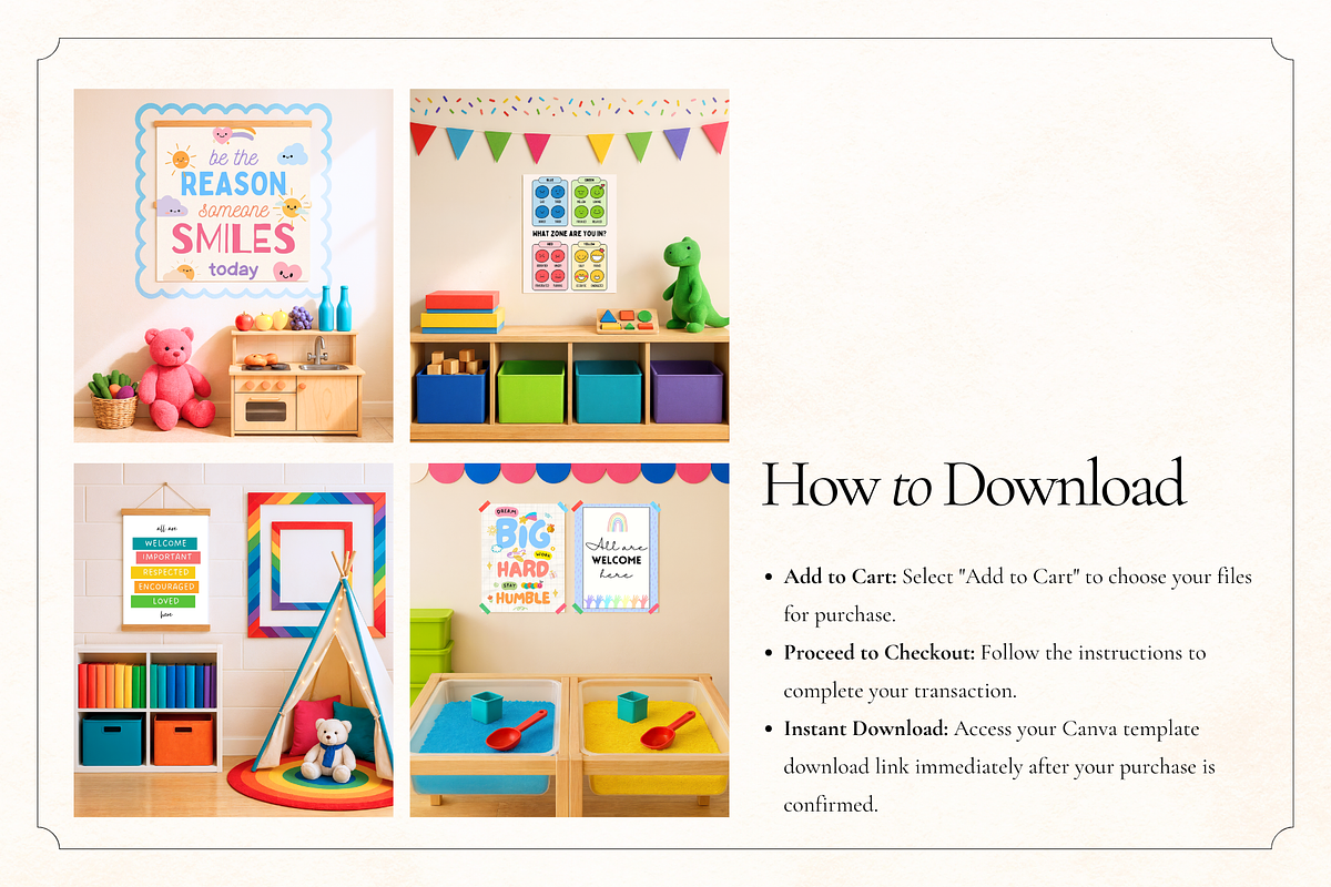 25 Classroom Poster Canva Mockups, an Advertising Mockup by Matisse Studio (Photo 7 of 7)