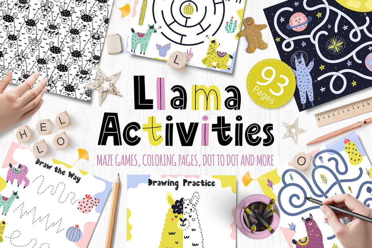 ACTIVITY PAGES BUNDLE: 622 in 1, an Animal Illustration by Gulnara Sabirova (Photo 4 of 13)