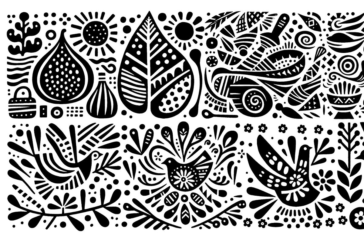 Vintage Wild Animals Folk Art, a Decorative Illustration by devastd (Photo 24 of 28)