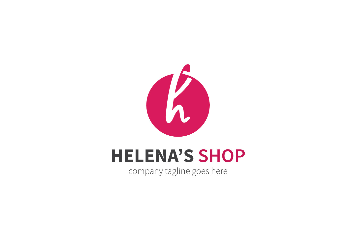 Helena Letter H Logo, a Branding & Logo Template by XpertgraphicD