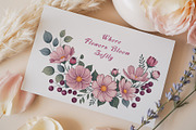 Watercolor Minimal Thin Floral, a Decorative Illustration by ForhadGFX (Thumbnail 6 of 12)