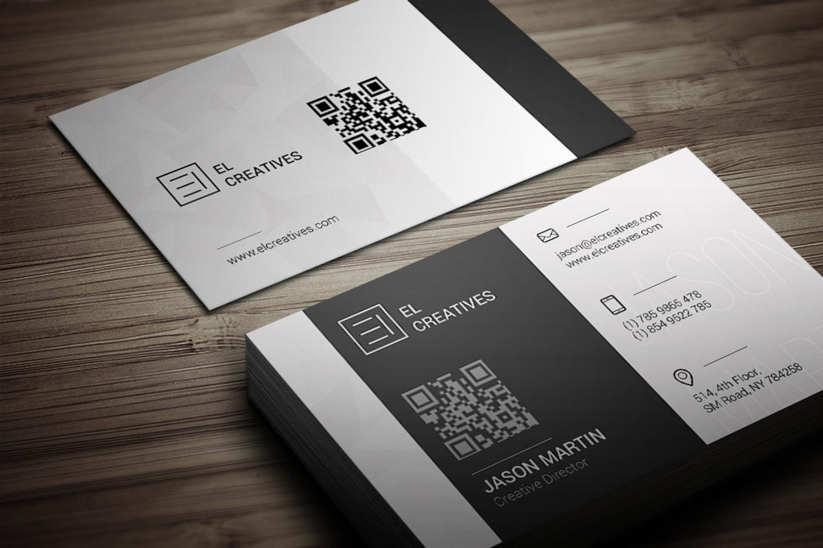 Metro Clean Business Card, a Business Card Template by bouncy (Photo 2 of 4)