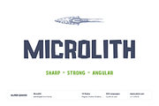 Microlith - Irregular Typeface, a Handwritten Font by alpercakici (Thumbnail 1 of 18)